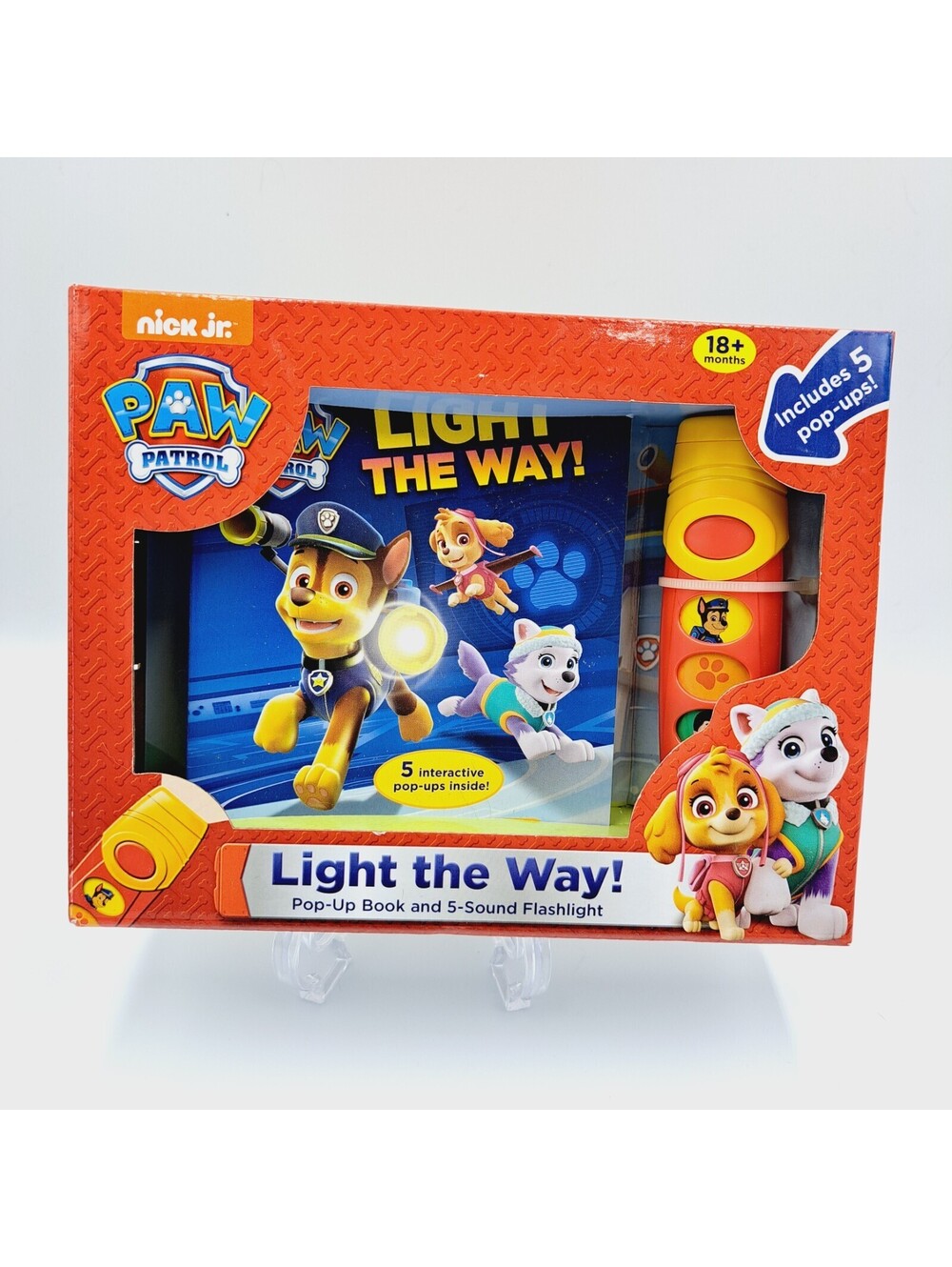 Paw Patrol Light the Way Interactive Pop Up Book and 5-Sound Flashlight